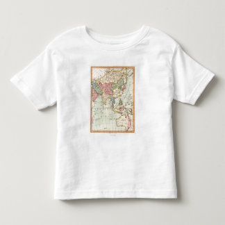 Asia and AustraliaPanoramic Map Toddler T-shirt