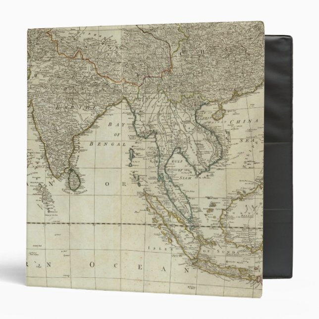 Asia and its islands map binder (Front/Inside)