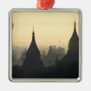Asia, Burma, (Myanmar), Pagan (Bagan) Hot Air Metal Ornament