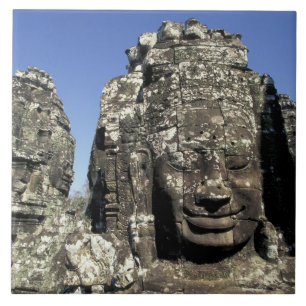 Asia, Cambodia, Siem Reap, Angkor Thom (b. Late Ceramic Tile