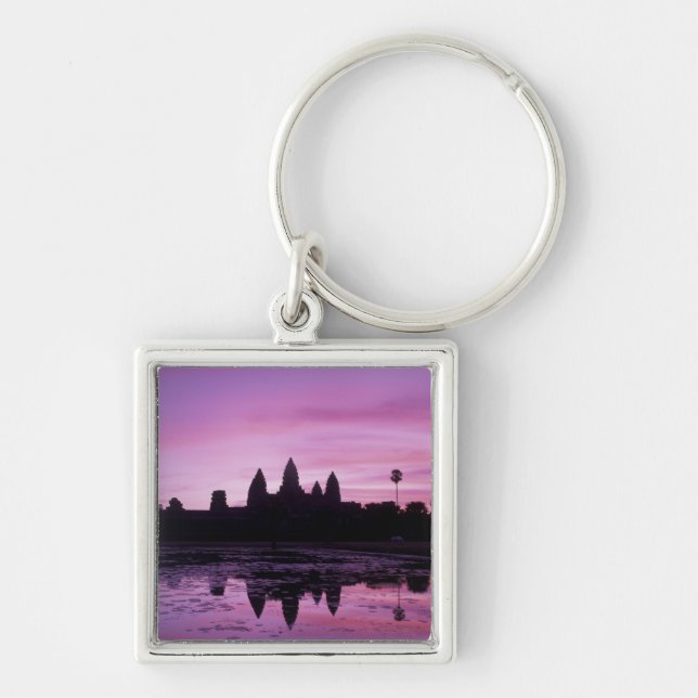 Asia, Cambodia, Siem Reap, Angkor Wat (b. 12th 2 Keychain (Front)