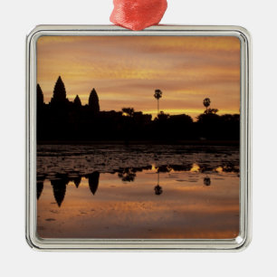Asia, Cambodia, Siem Reap, Angkor Wat (b. 12th Metal Ornament