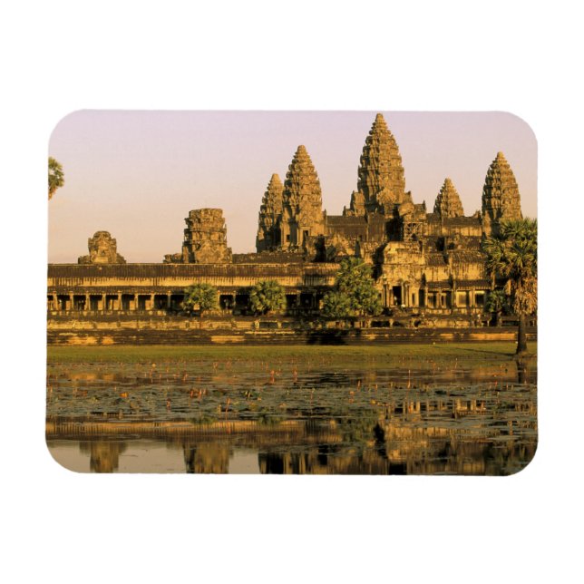 Asia, Cambodia, Siem Reap. Angkor Wat. Magnet (Horizontal)