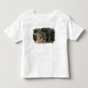 Asia, Cambodia, Siem Reap. Huge stone sculptures Toddler T-shirt