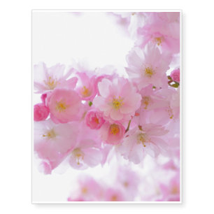 Asia Cherry Tree Blossom Temporary Tattoos