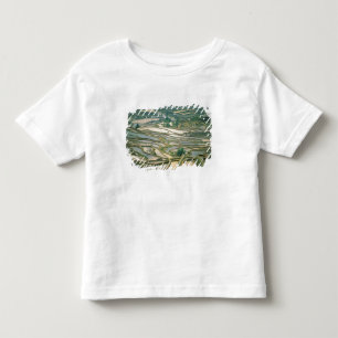 Asia, China. Flooded rice terraces near Nano Toddler T-shirt