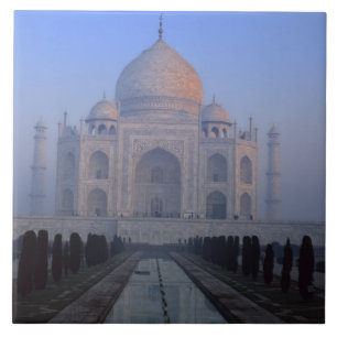 Asia; India; Agra. Taj Mahal. Ceramic Tile