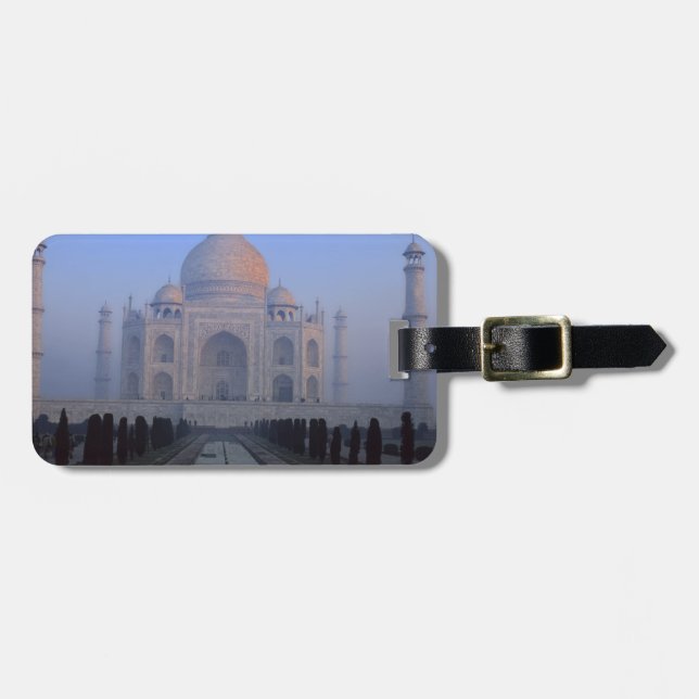 Asia; India; Agra. Taj Mahal. Luggage Tag (Front Horizontal)