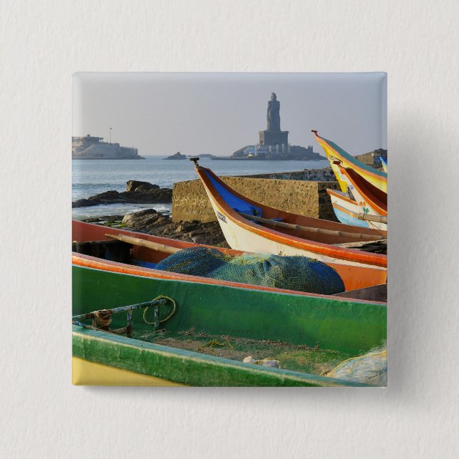 Asia, India, Tamil Nadu, Kanniyakumari 2 Button (Front)