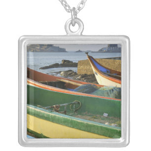 Asia, India, Tamil Nadu, Kanniyakumari Silver Plated Necklace