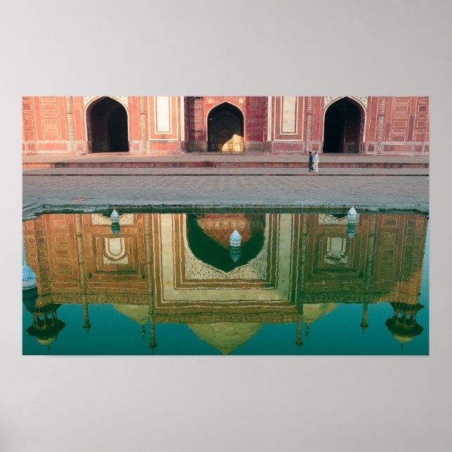 Asia, India, Uttar Pradesh, Agra. On the 2 Poster (Front)
