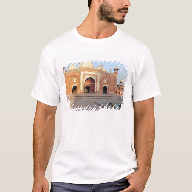 Asia, India, Uttar Pradesh, Agra. On the T-Shirt (Front)