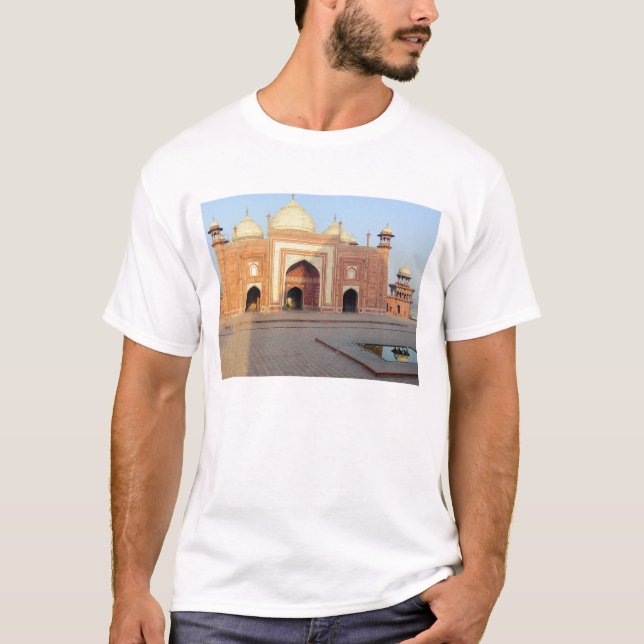 Asia, India, Uttar Pradesh, Agra. On the T-Shirt (Front)