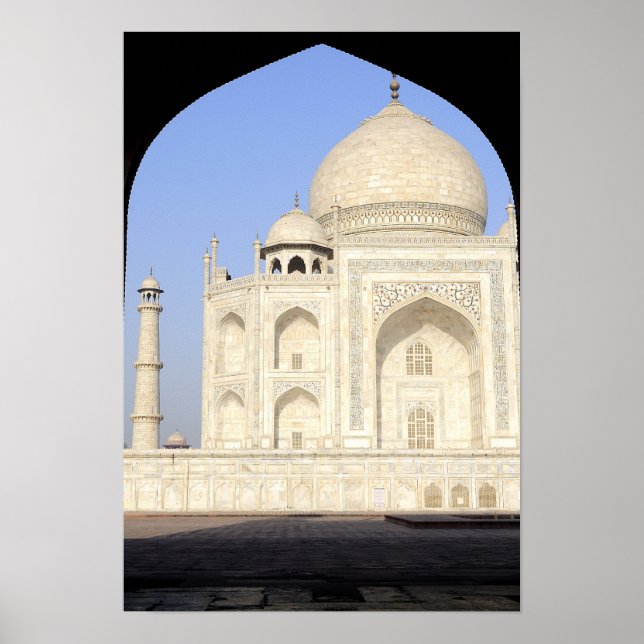 Asia, India, Uttar Pradesh, Agra. The Taj 2 Poster (Front)