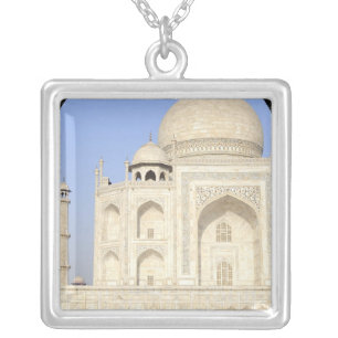 Asia, India, Uttar Pradesh, Agra. The Taj 2 Silver Plated Necklace