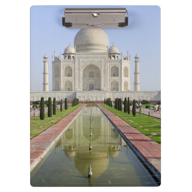Asia, India, Uttar Pradesh, Agra. The Taj 5 Clipboard (Front)