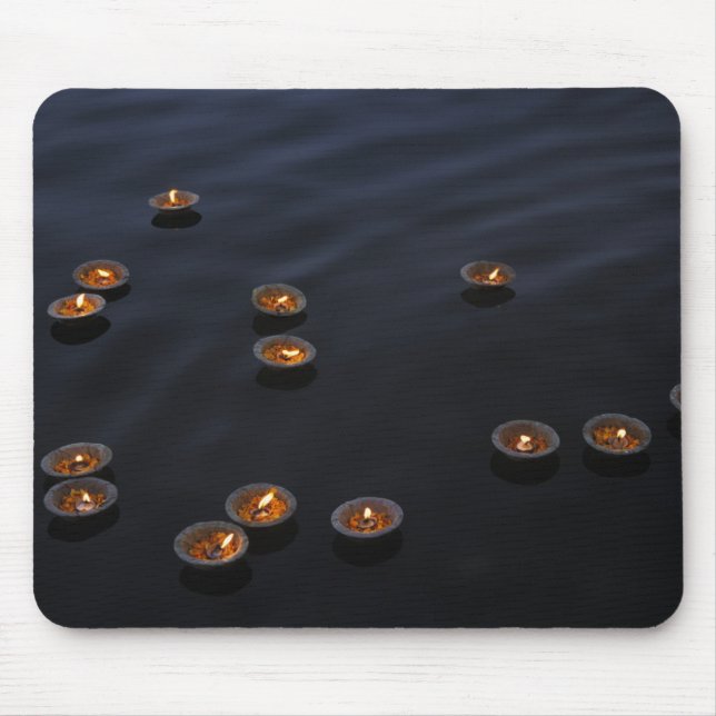 Asia, India, Varanasi Region. Offerings in the Mouse Pad (Front)