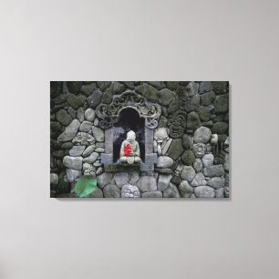 Asia, Indonesia, Bali. A shrine of Buddha Canvas Print