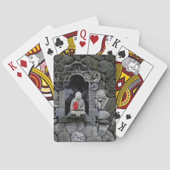 Asia, Indonesia, Bali. A shrine of Buddha Poker Cards (Back)
