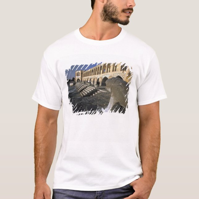 Asia, Iran, Isfahan. Pol-e Khaju Bridge. T-Shirt (Front)