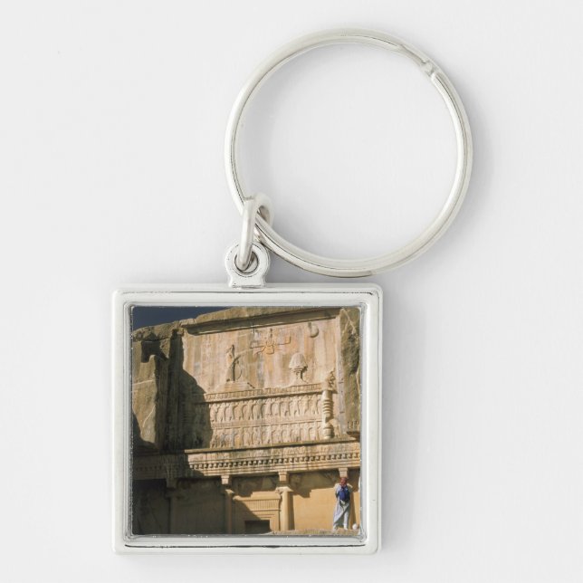 Asia, Iran, Persepolis.Tomb of Darius the Great. Keychain (Front)