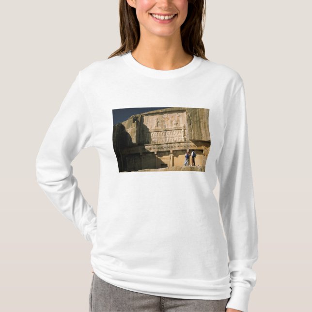 Asia, Iran, Persepolis.Tomb of Darius the Great. T-Shirt (Front)