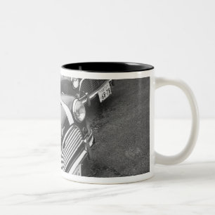 Asia, Japan, Gotemba. Gotemba Ferrari Museum; Two-Tone Coffee Mug
