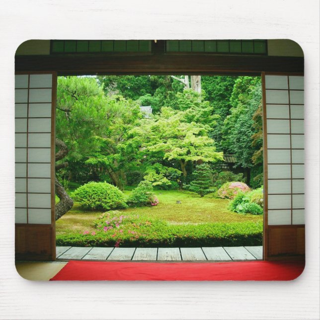 Asia, Japan, Kyoto. Zen Garden 2 Mouse Pad (Front)