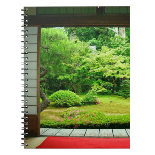 Asia, Japan, Kyoto. Zen Garden 2 Notebook