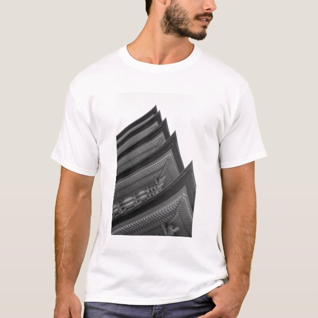 Asia, Japan, Miyajima. Temple detail T-Shirt (Front)