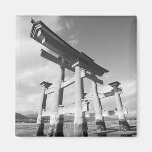 Asia, Japan, Miyajima. The Torri Gate. Magnet