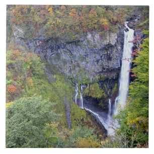 Asia, Japan, Nikko. Kegon waterfall of Nikko, a Ceramic Tile