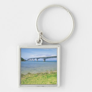 Asia, Japan, Okinawa, Kouri Bridge Keychain