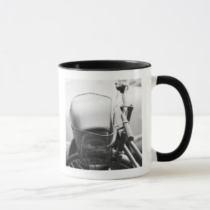 Asia, Japan, Tokyo. Bike basket in the Ginza Mug