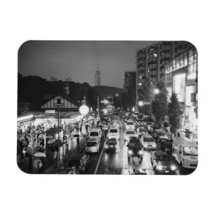 Asia, Japan, Tokyo. Evening, Harajuku Station, Magnet