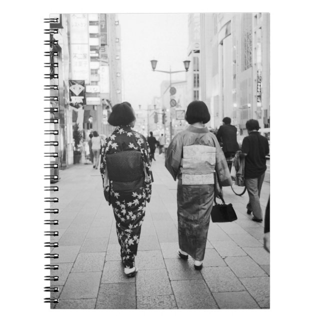 Asia, Japan, Tokyo. Geishas on the Ginza. Notebook (Front)
