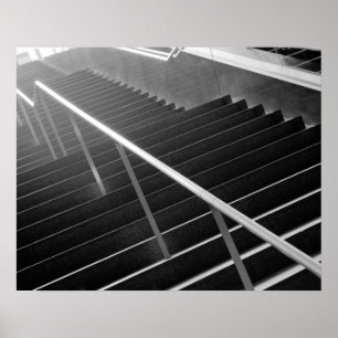 Asia, Japan, Tokyo. Stairs, Tokyo International 3 Poster