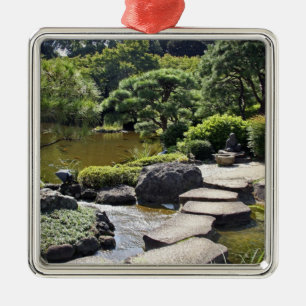 Asia, Japan, Tokyo. The Japanese Garden at the Metal Ornament