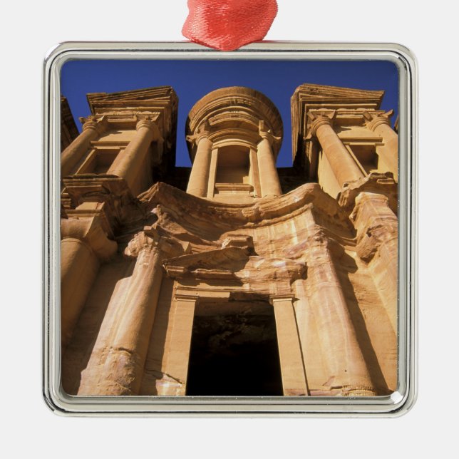 Asia, Jordan, Petra. El Deir, The Monastery. Metal Ornament (Front)