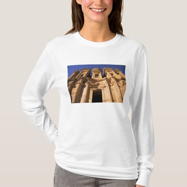 Asia, Jordan, Petra. El Deir, The Monastery. T-Shirt (Front)
