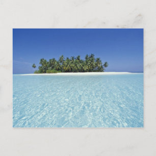 ASIA, Maldives, Ari Atoll, Uninhabited Postcard