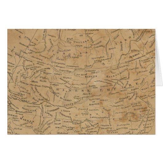 Asia Map 3 Cards (Front Horizontal)