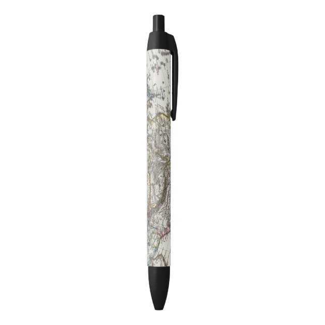Asia Map by Stieler Pen (Bottom (Vertical))