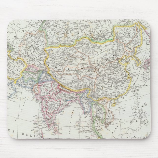 Asia Map Mouse Pad (Front)