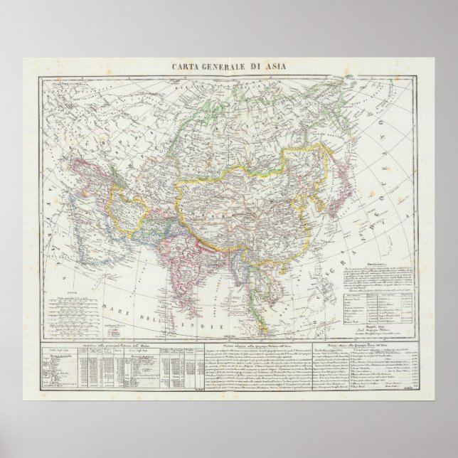 Asia Map Poster (Front)