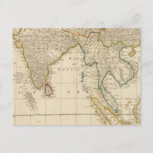 Asia middle postcard