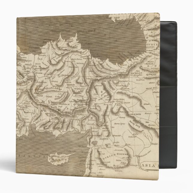 Asia Minor Map by Arrowsmith Binder (Front/Inside)