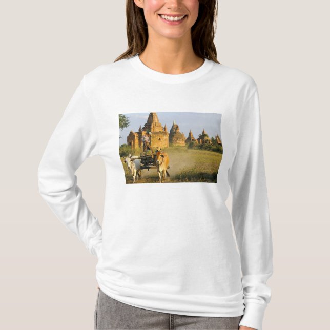 Asia, Myanmar (Burma), Bagan (Pagan). A cart is T-Shirt (Front)