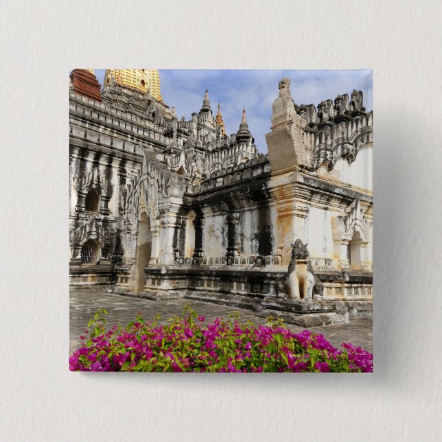 Asia, Myanmar (Burma), Bagan (Pagan). The Ananda Button (Front)