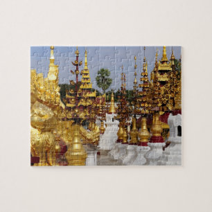 Asia, Myanmar (Burma), Bagan (Pagan). The Shwe 5 Jigsaw Puzzle